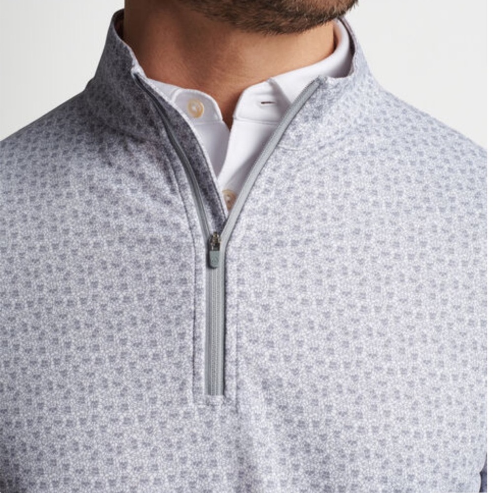 NEW & RARE | Peter Millar Perth Skulls Quarter Zip